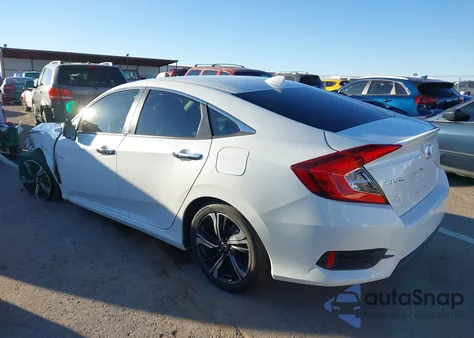 2018 Honda Civic Touring from USA, damaged, VIN JHMFC1F99JX010840